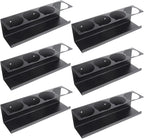 RealPlus Aerosol Spray Can Holder Rack Organizer, 4 Can Spray Bottle Holder Heavy-Duty Steel Wall Mounted for Garage and Workspace, Pack of 6