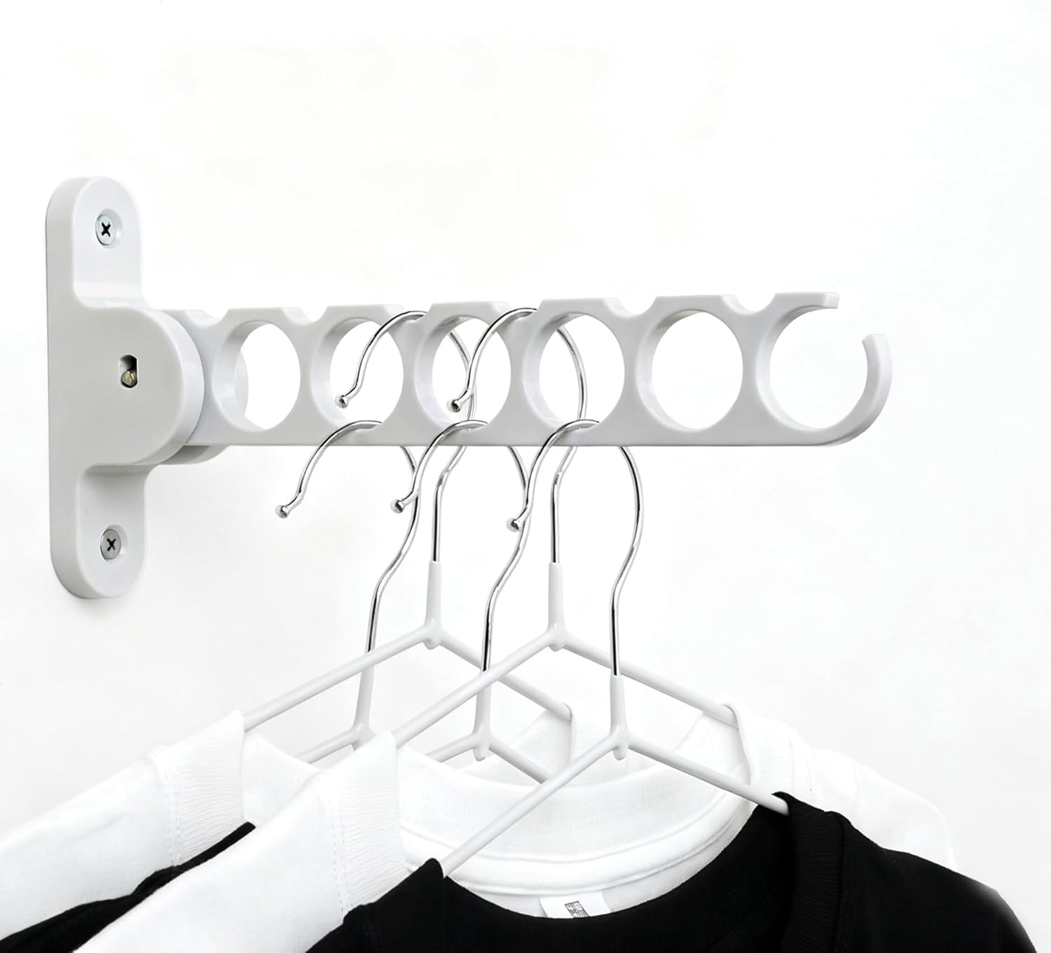 NewTalent Wall Mount Hanger Holder Closet Organizer, hanger holder for laundry room