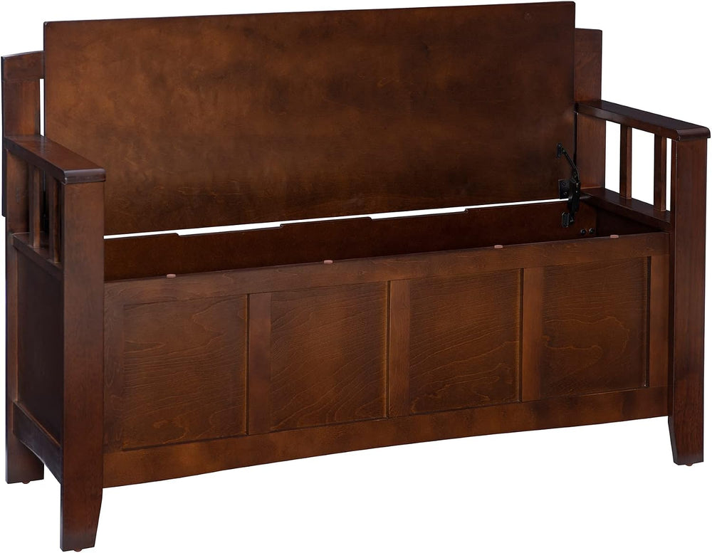 Linon Home Dcor Linon Home Decor Cynthia Storage Bench, 50"w x 17.25&quo...