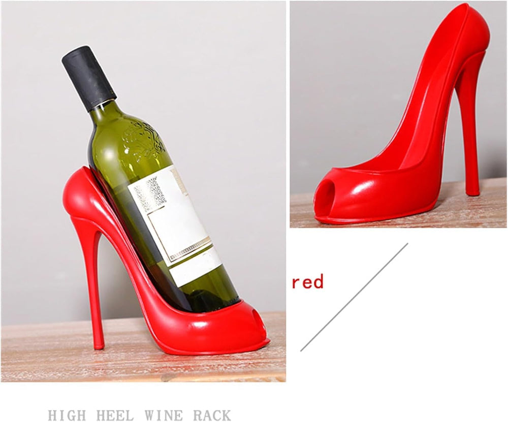 Wine Rack, High Heel Bottle Holder, Countertop Wine Storage Stand, Decorative...