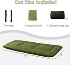 MAXYOYO Japanese Floor Mattress Futon Mattress, 4" Thicken Tatami Mat Sleeping Pad Foldable Roll Up Mat Boys Girls Dormitory Pad Kids Floor Lounger Pillow Bed, Charcoal Grey, Queen Size