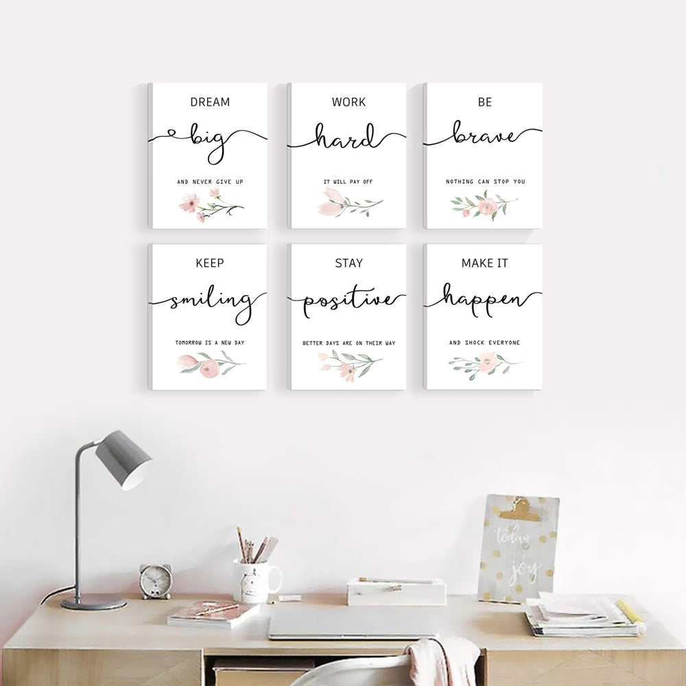 Inspirational Wall Art for Bedroom, Motivational Office Wall Art Decor, Frame...