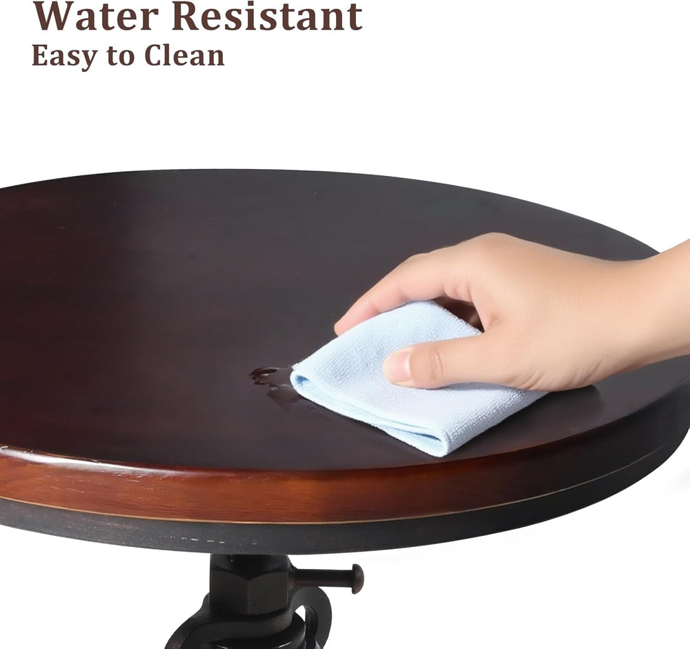 Round Wooden Table Top 19.8inch DIY for Coffee Table Dinner Table Pub Table S...