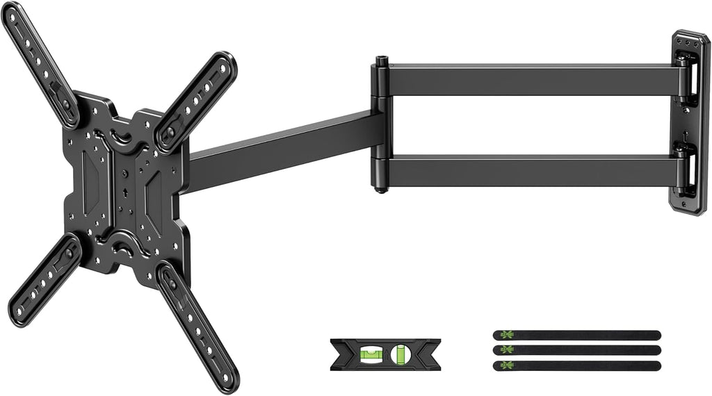 USX MOUNT Long Arm TV Wall Mount for Most 32-65 Inch TVs, 29 Inch Long Extension TV Mount Swivel and Tilt, Full Motion Corner Wall Mount Tv Bracket Fit Max VESA 400 x 400mm, Up to 80 lbs