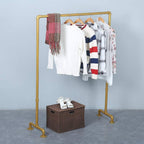Industrial Pipe Clothing Rack 59in,Clothes Racks for Hanging Clothes,Heavy Duty Display Garment Rack