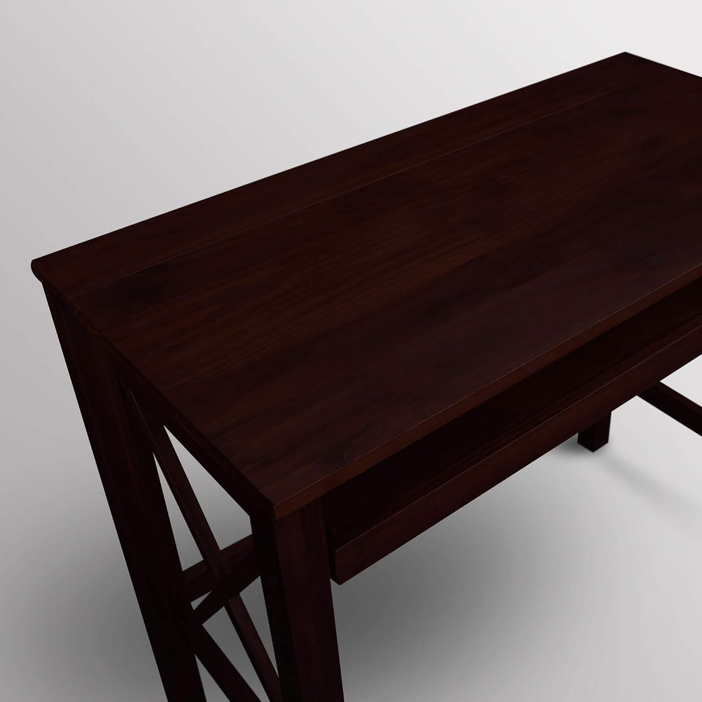 Casual Home Montego Folding Desk with Pull-Out Tray-Espresso
