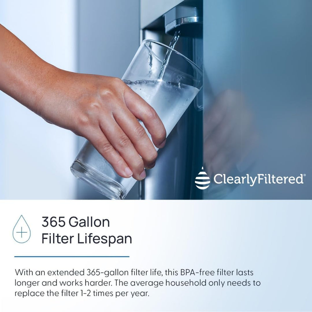 Clearly Filtered Inline Water Filter for Refrigerator, Ice Maker Water Line