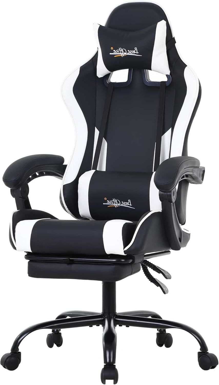 PayLessHere Ergonomic Racing Desk Chair Computer Chair Gaming Chair with Foot...