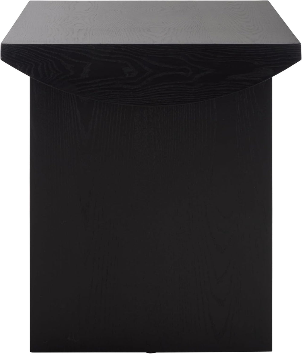 SAFAVIEH Home Collection - Bara Modern End Table, Black Rectangular Accent Si...