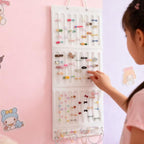 Hair Bows Holder & Organizer for Girls, Wall Hanging Baby Hair Accessory Storage Display with Sturdy Rope for Girl Room & Nursery