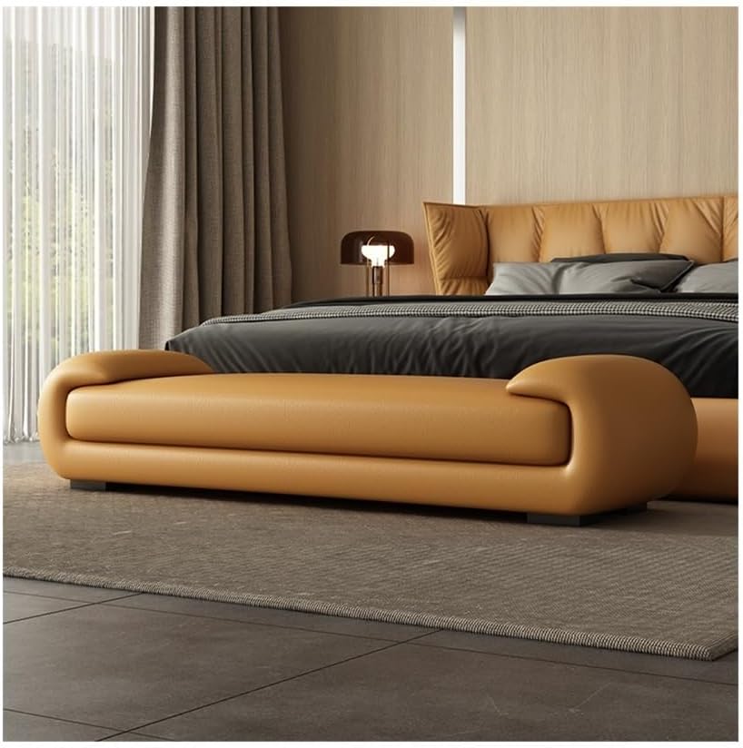 Modern Bed End Stool Bedroom Long Sofa Master Living Room Bedside Shoe Bench ...