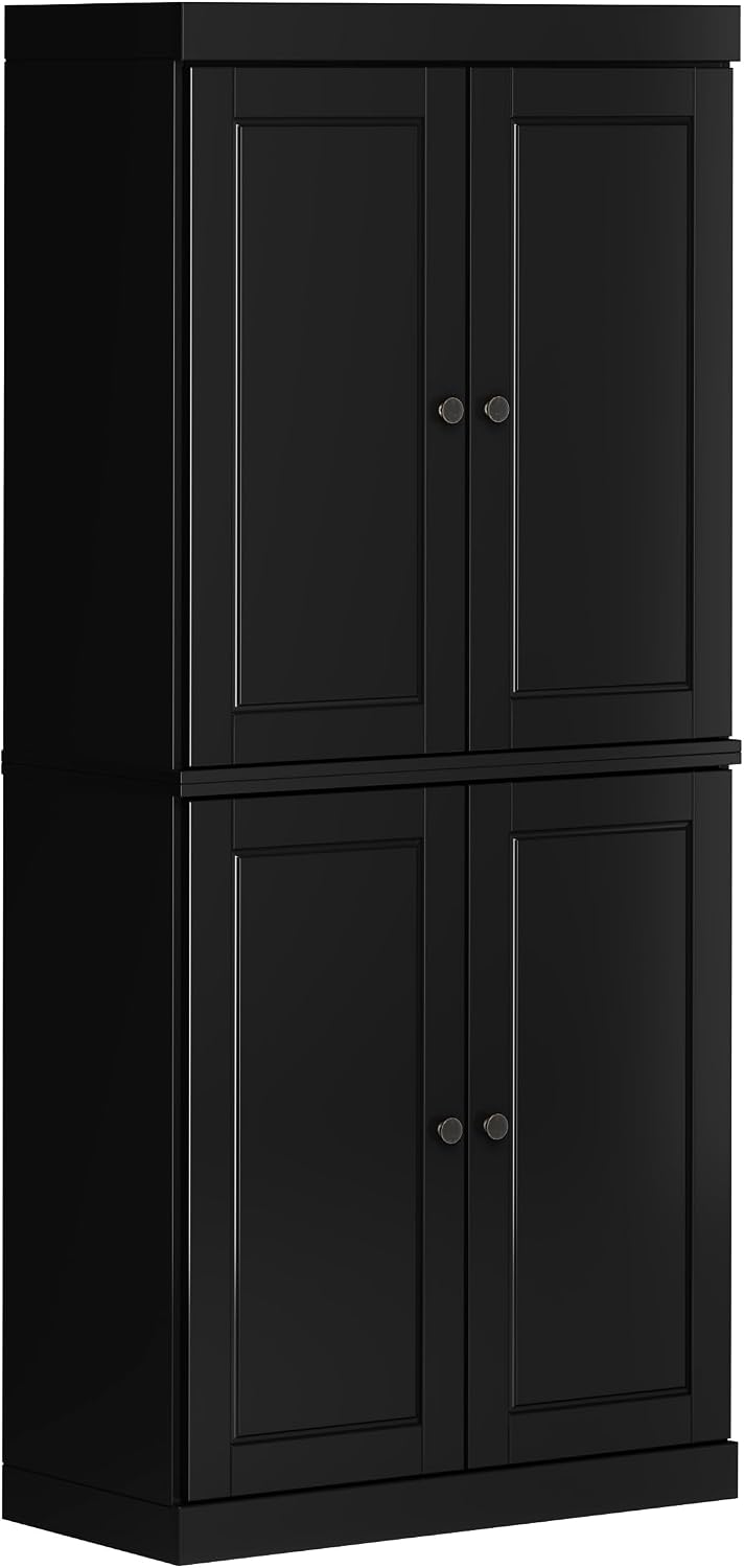 Palace Imports Solid Wood Kitchen Pantry Cabinet - 71.5" Tall x 32"...