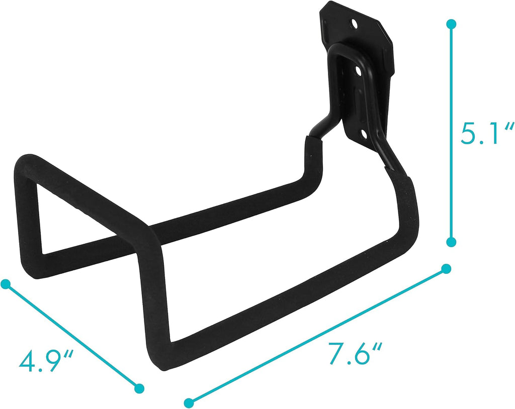 PHYEX Garden Hose Holder Wall Mount, Metal Hanger With Protective Coating, Water Hook for Outside Yard, Fits 50-100 ft Expandable Hoses, Perfect for Garden, Yard, or Outdoor Storage Needs