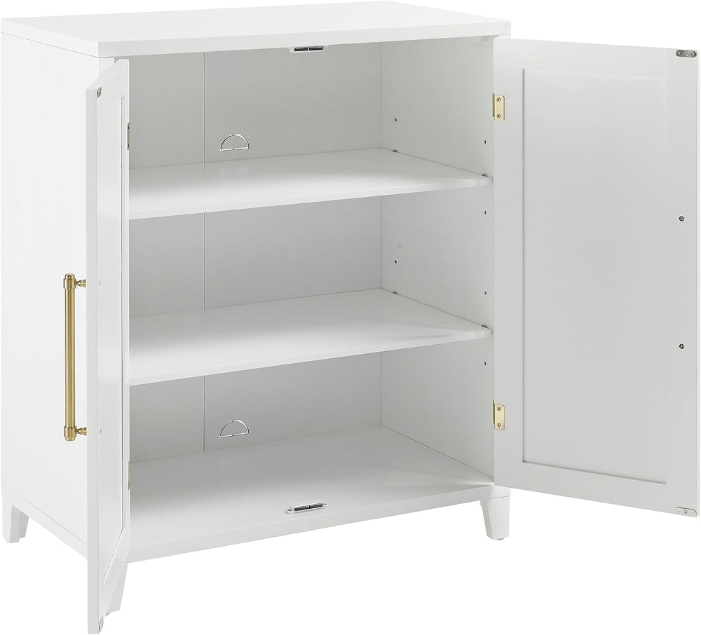 Crosley Furniture Roarke Stackable Kitchen Pantry Storage Cabinet with Doors ...