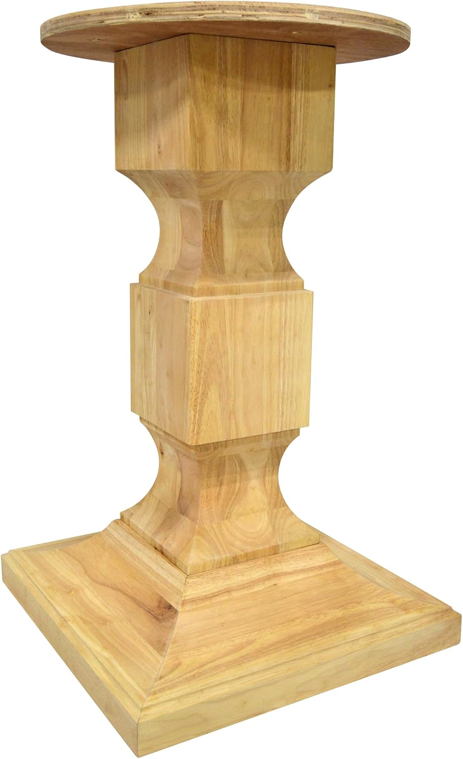 BingLTD - 28" Tall Unfinished Chelsea Square Pedestal Table Base (WH-Che...