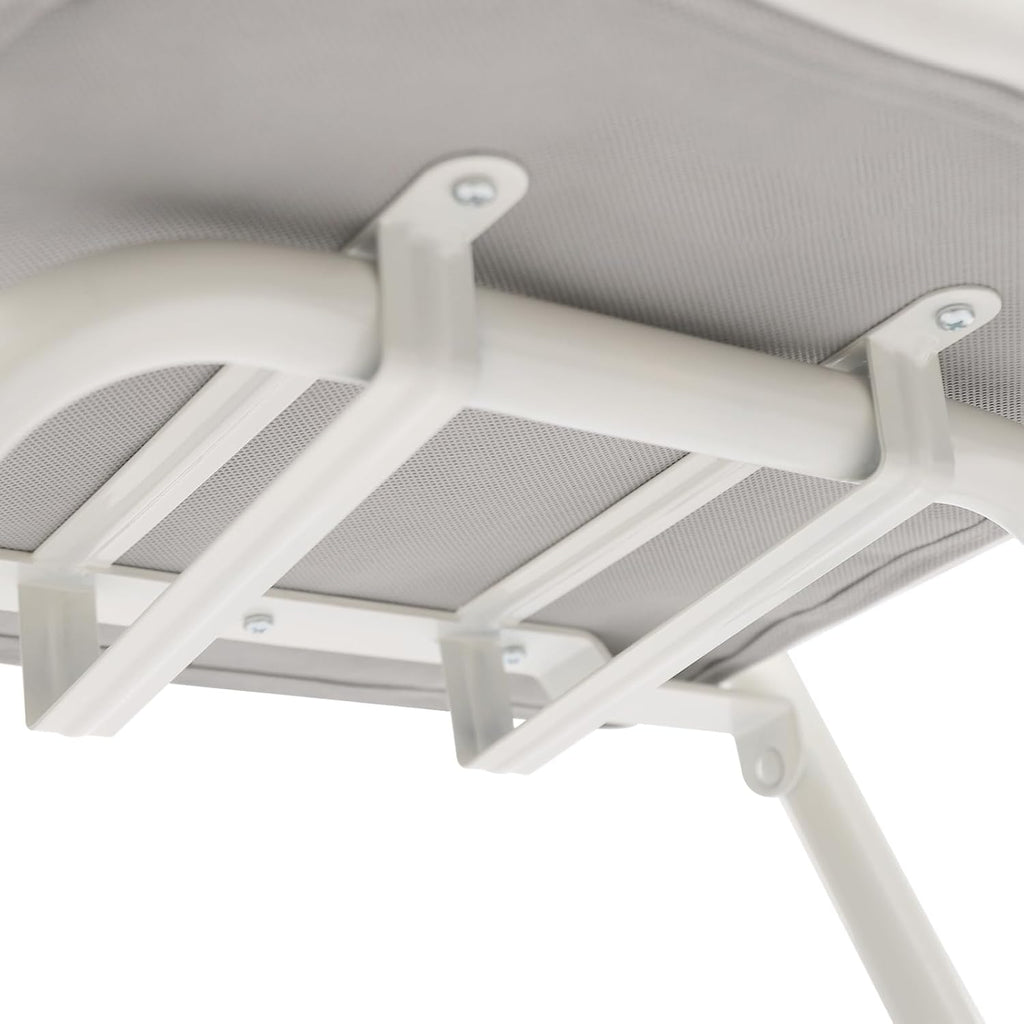 Set of 2 Foldable Bar Stools 29.5 Inch Height - Modern Folding Counter Height Chairs 275 lbs Capacity, PU Cushion for Kitchen, Bar, Cafe (White)
