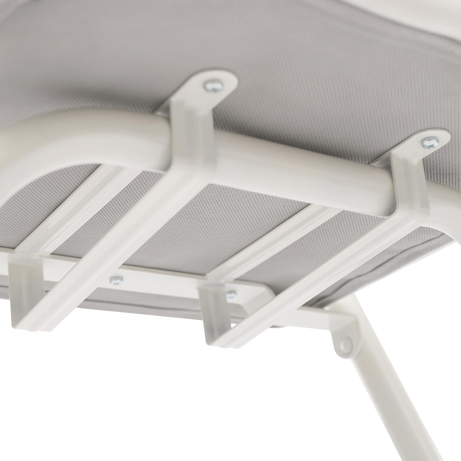Set of 2 Foldable Bar Stools 29.5 Inch Height - Modern Folding Counter Height Chairs 275 lbs Capacity, PU Cushion for Kitchen, Bar, Cafe (White)
