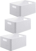 Rotho Set of 3 Country 18 Litre, White, A4/18 Liter (36,8 x 27,8 x 19,1 cm)