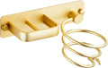 YUET Hair Dryer Holder Hairdryer Straightener Station Wall Mounted Spiral Shelf Bracket Stand Hanger Organizer Blow Storage with Cable Tidy Rack for Dressing Table Bathroom Professional Gold Brass
