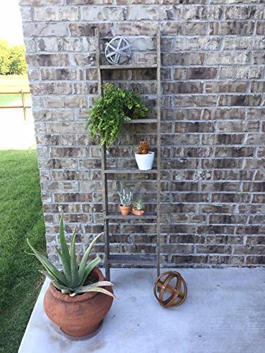 BARNWOODUSA Reclaimed Wood Bookcase Ladder 5 Foot, 5-Foot, Black | Instant Style Upgrade: Elevate your space with a chic, classic blanket storage solution!