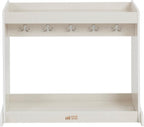 ECR4Kids Streamline Toddler Dress-Up Island, Costume Organizer, White Wash