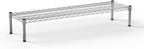 14" Deep x 48" Wide x 8" Height 1-Tier Wire Shelving Kit | NSF Commercial Storage Rack Unit