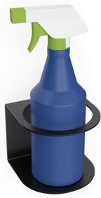 Koova All-Purpose Spray Bottle Holder | Easy Install Wall Mount - Hardware Included | Heavy-Duty Powder Coated Steel Storage Rack for Garage And Home | Craft Workspace Paint Bottle Organizer USA Made