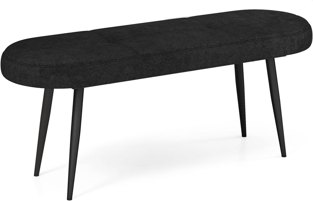 GIANTEX 47 inch Entryway Bench - End of Bed Bench, Upholstered Bench for Bedr...
