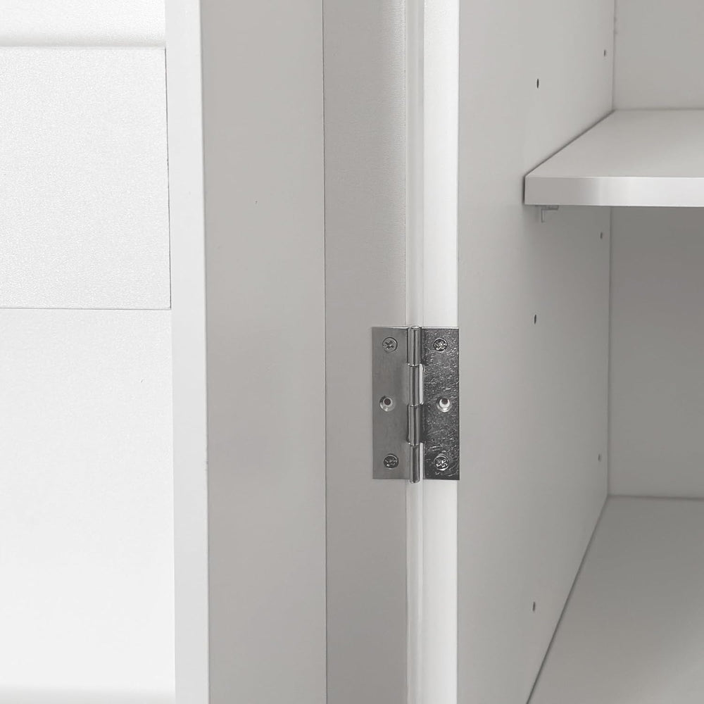 Modern Freestanding Kitchen Pantry Cabinet,Wooden Storage Cabinet with Doors ...