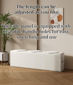 Multi-Purpose Paper Stool, Bench, Coffee Table, or Shoe Stool for Home Decorations (Brown, 11.8in)