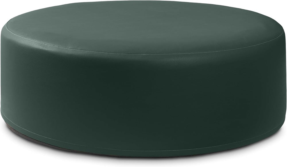 Jaxx Candler Round Couch Ottoman – Oversized Giant Coffee Table Ottoman - Ver...