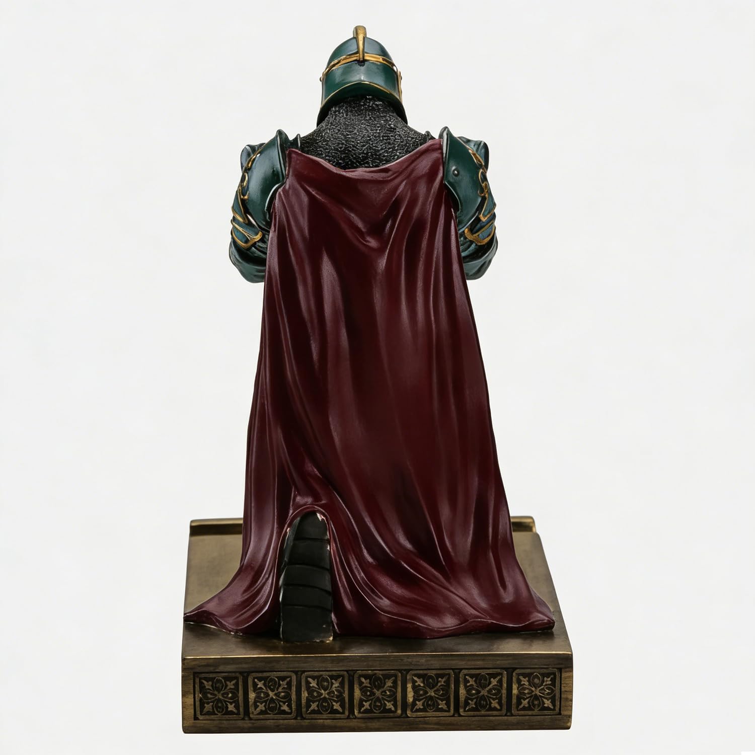 King's Guard Watch Display Stand Jewelry Necklace Holder Tray Tower Green | Cell Phone Stand Resin Bookends Paperweight Desktop Organizer and Accessories as Gift for Office, Study and Living Room