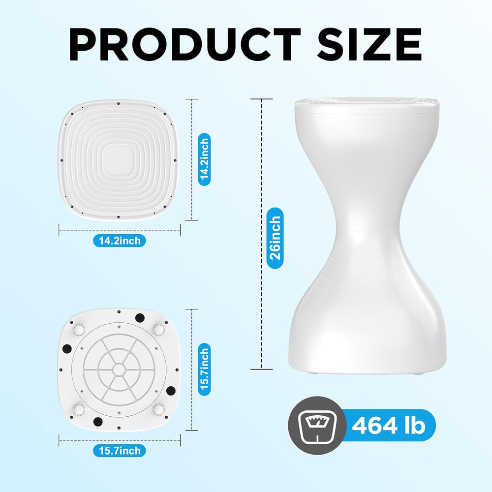 26" Pool Stools for Underwater, Pre-Weighted Pool Bar Stool Prevents Flo...