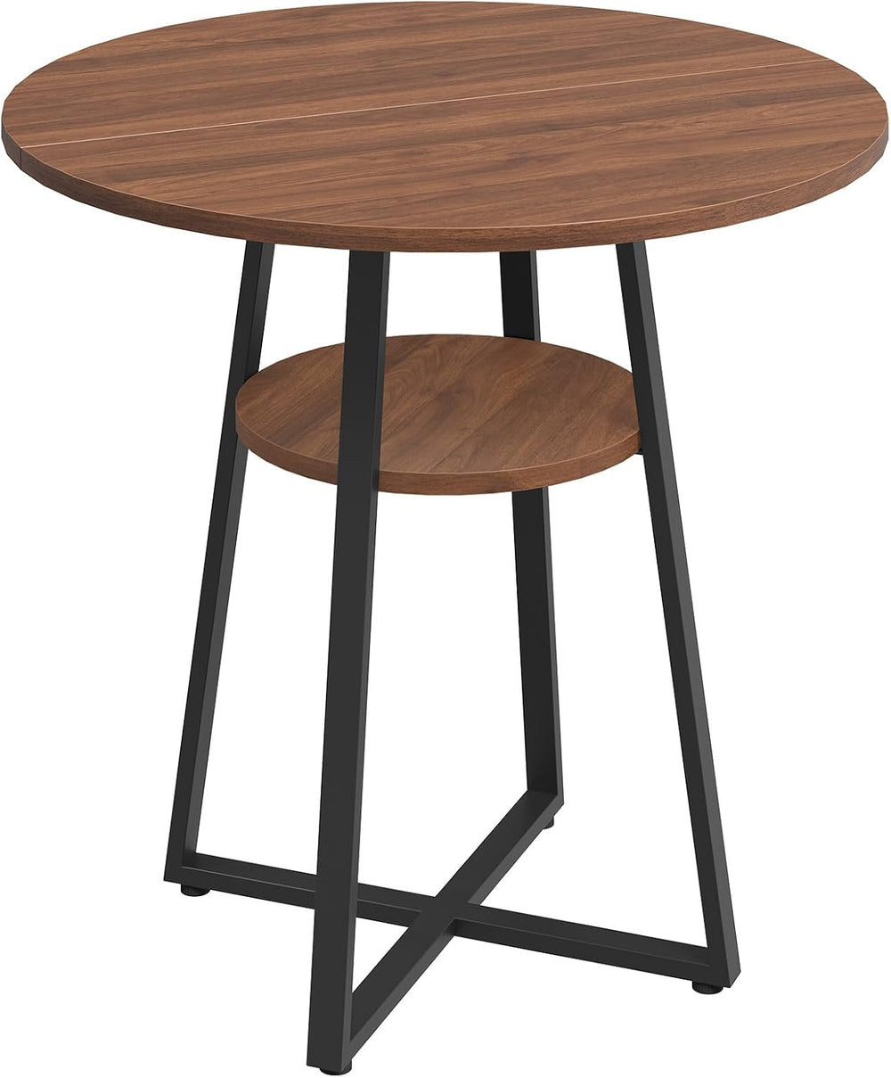 MAHANCRIS 31.5" Round Dining Table for 2-4, Farmhouse Kitchen Table with...