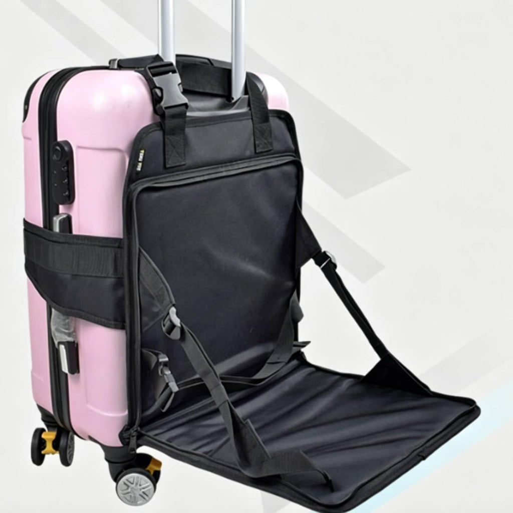 Qianly Suitcase Child Seat Space Saving Foldable Strap Chair Portable Portable Seat for Children