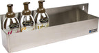 San Jamar Speed Rack Bottle Holder 5 Qt/LTR Bottles Stainless Steel B5522GR - 1 Each