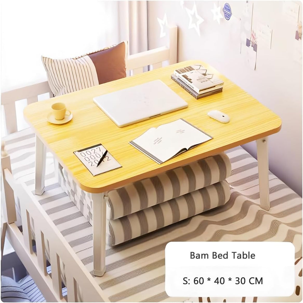 Foldable Laptop Desk for Bed, Bed Laptop Table, Foldable Portable Lap Bed Tra...