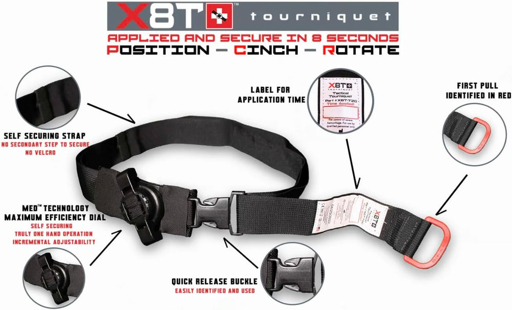T2G Tactical Tourniquet (Tactical Black)