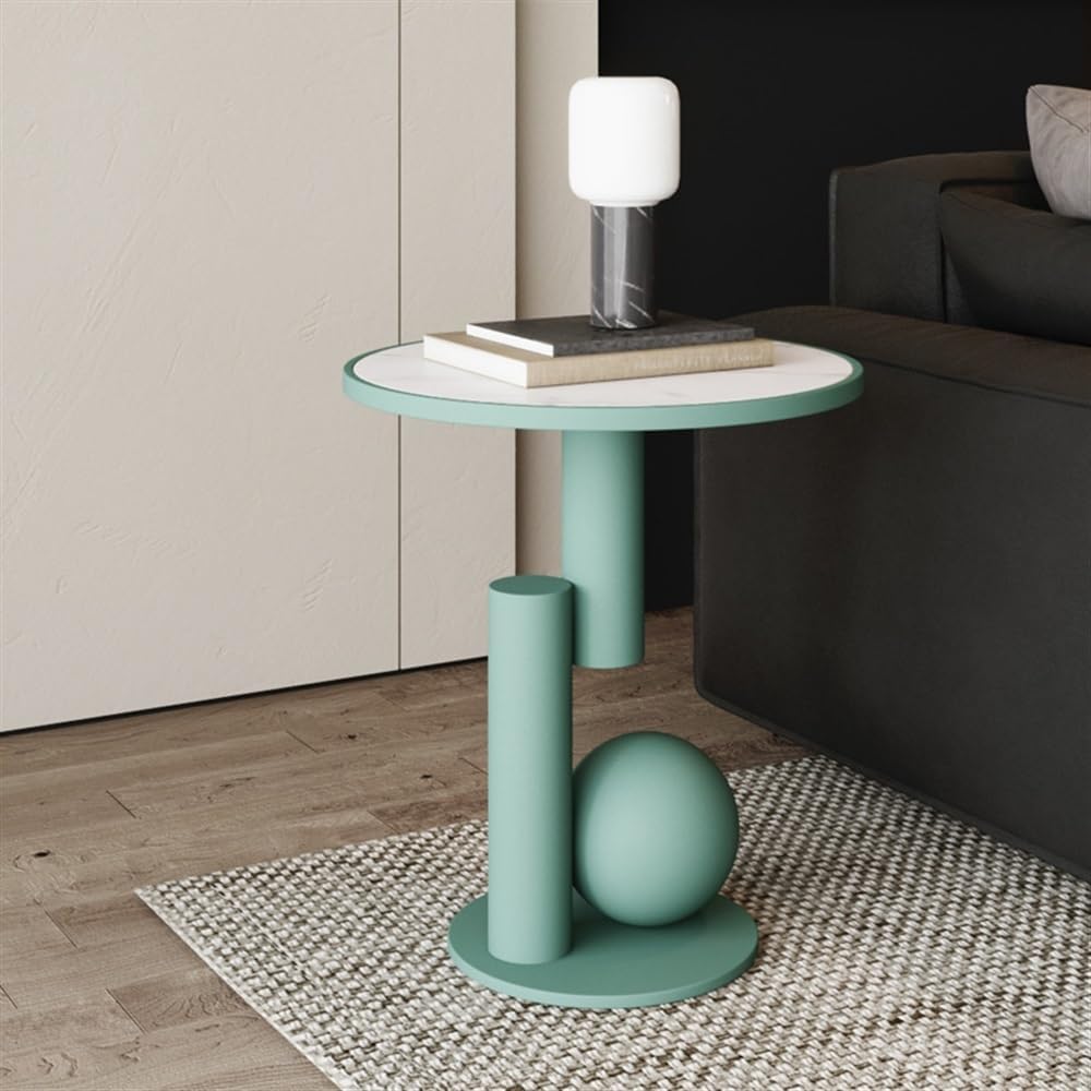Side Table Round, Modern Accent End Table, Small Drink Table for Small Spaces...