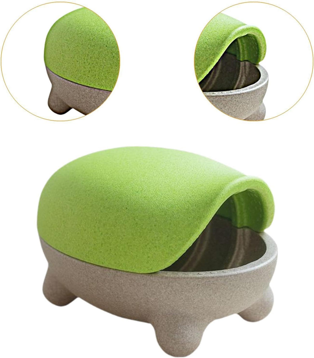 Turtle Storage Stool, Cute, Multipurpose Storage Ottoman Girls Gifts, Green