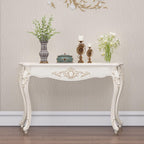 CHICKEN Entryway Furniture Table D'entrée Meuble Contre Le Mur Demi-Ronde Téléphone Décorative De Foyer Simple Hallway Side Table(47.24in)