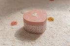 Little Dutch Fairy Garden Heart Music Box with Rotating Ballerina for Girls with Flower Motif Jewellery Box Music