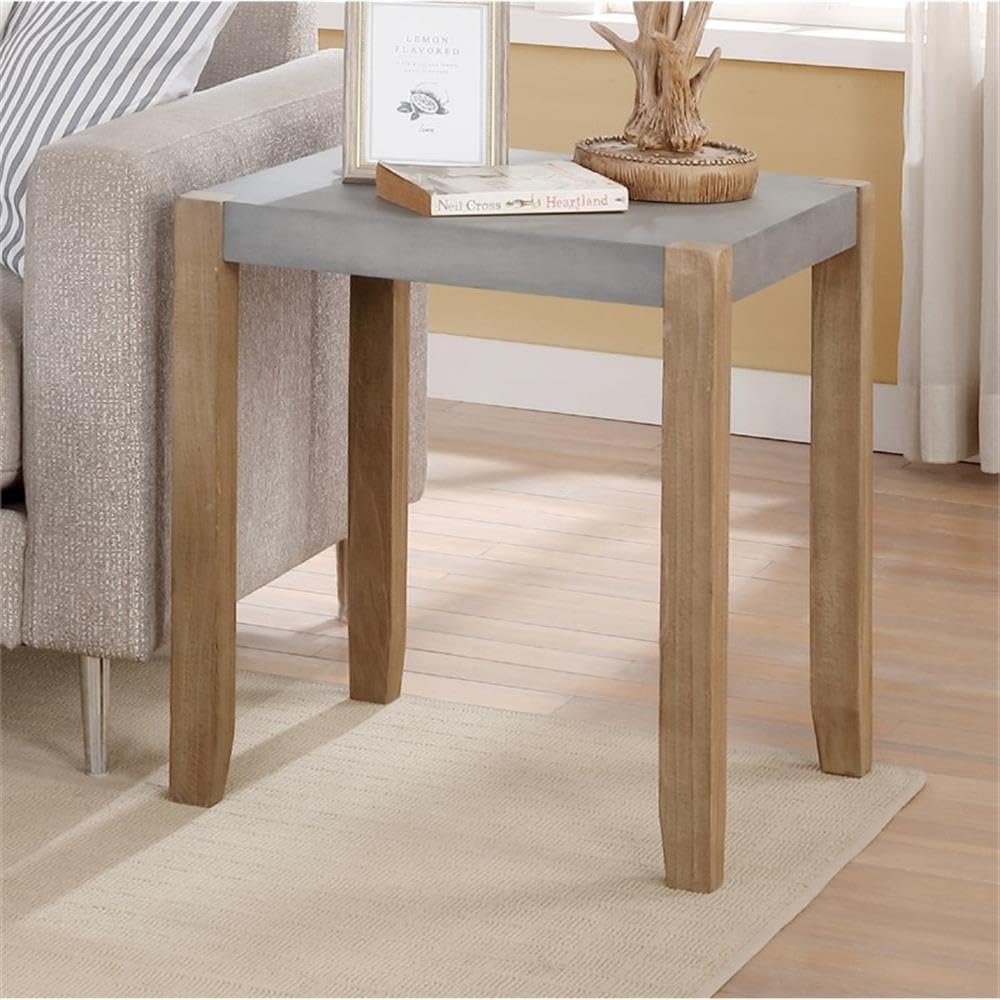 Alaterre Furniture Newport Living Room Set, Concrete Gray