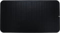 Silicone Dish Drying Mat for Multiple Usage,Easy clean,Eco-friendly,Heat-resistant Silicone Mat for Kitchen Counter or Sink,Refrigerator or Drawer Liner Black 4XL 32 inches x 18 inches