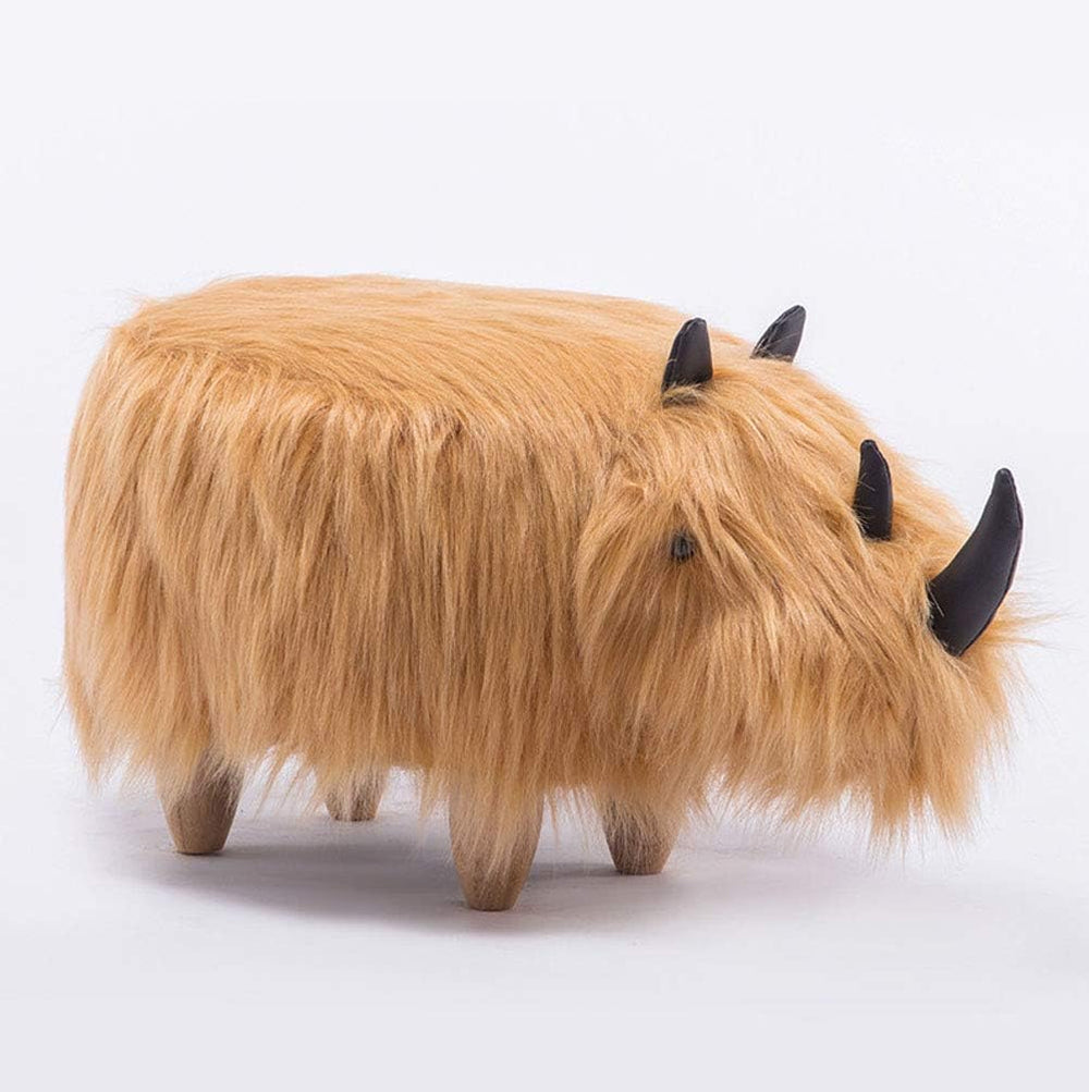 Precioso puf con Forma de Animal de Lovely Simplicity, reposapiés acolchado c...