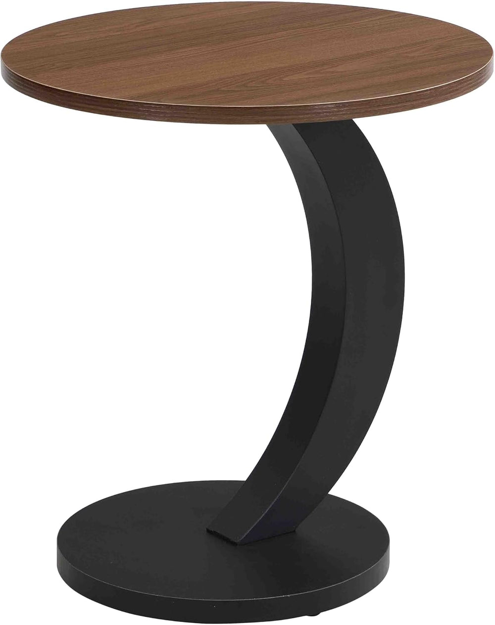 Henf Modern Nesting Coffee Table Set of 2 - Oval Table and Small Round End Ta...