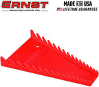 ERNST 5066 Standard 15 tool Wrench Organizer - Red