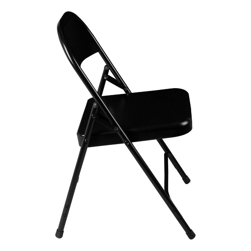 Norwood Commercial Furniture NOR-SRO592-BK-SO 6600 Series Steel Folding Chair...