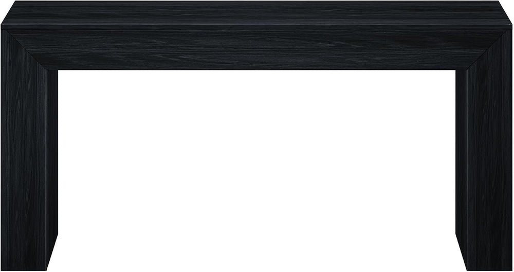 Plank+Beam Grand Console Table, 66 Inch, Black Wirebrush