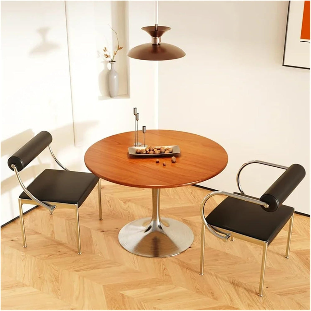 Artistic Design Simple Dining Table and Chairs, Retro Style, Stainless Steel ...